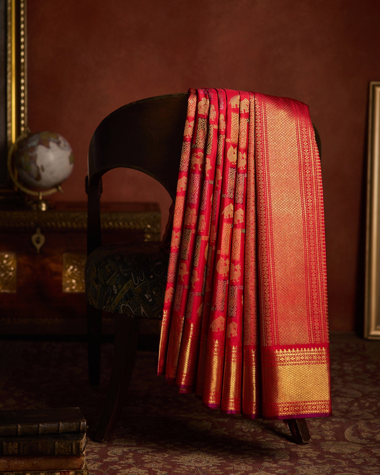 Red Kanchivaram Silk Saree - 041 of 105