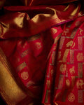Red Kanchivaram Silk Saree - 041 of 105