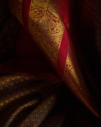 Brown Kanchivaram Silk Saree - 087 of 105