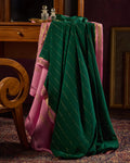 Green Mysore Crepe Silk Saree - 072 of 105