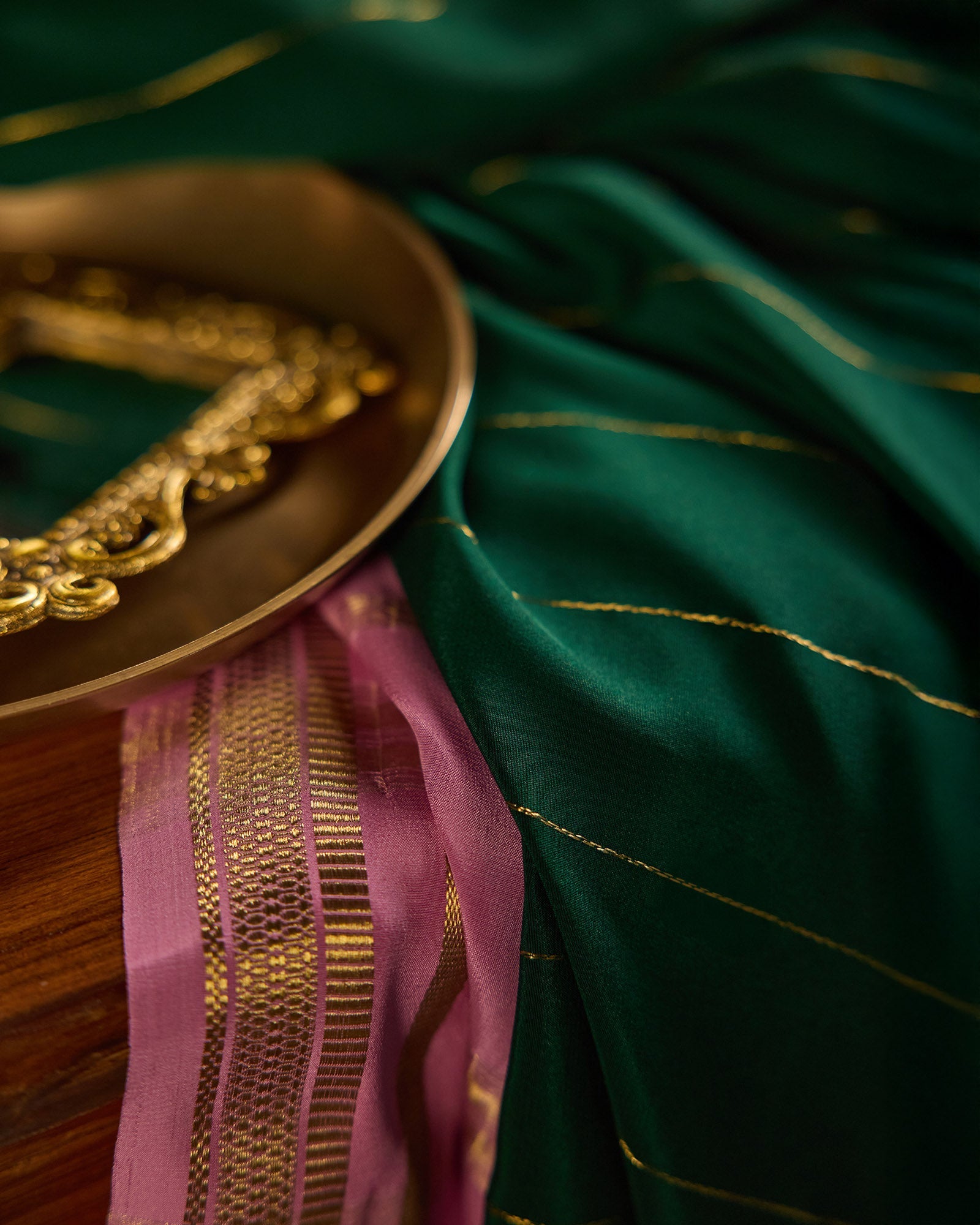 Green Mysore Crepe Silk Saree - 072 of 105