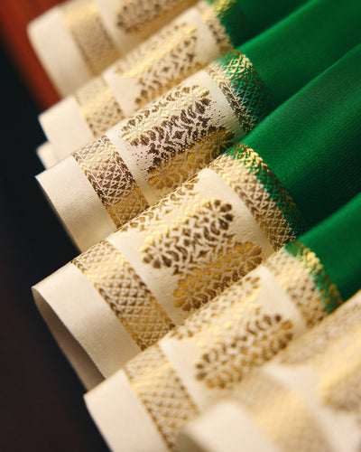 Green Mysore Crepe Silk Saree - 070 of 105