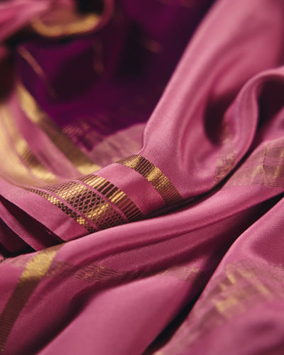 Purple Mysore Crepe Silk Saree - 071 of 105