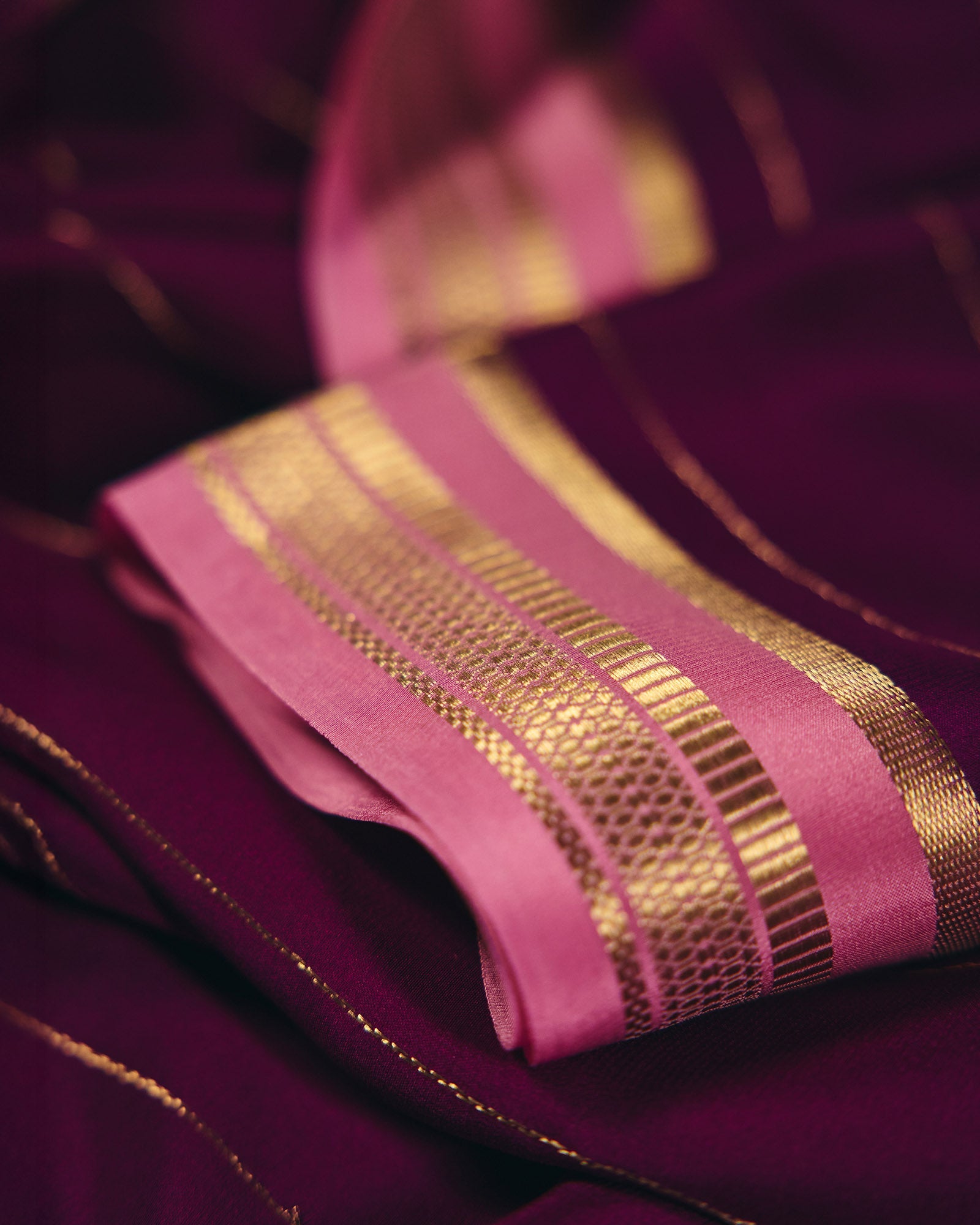 Purple Mysore Crepe Silk Saree - 071 of 105
