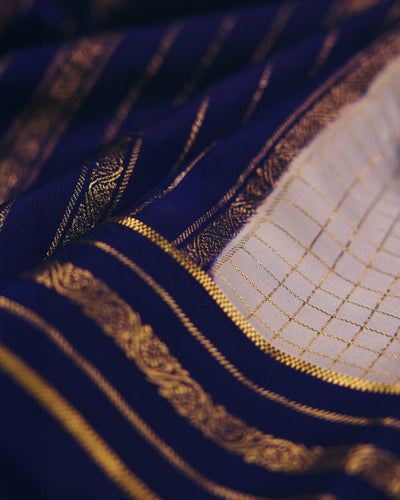 Grey Mysore Crepe Silk Saree - 015 of 105