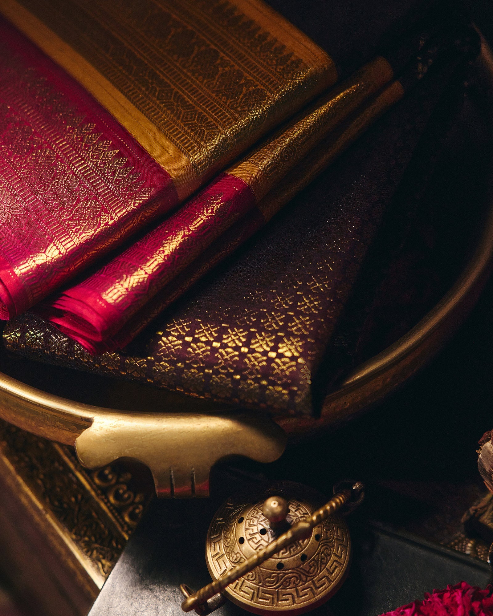 Brown Kanchivaram Silk Saree - 077 of 105