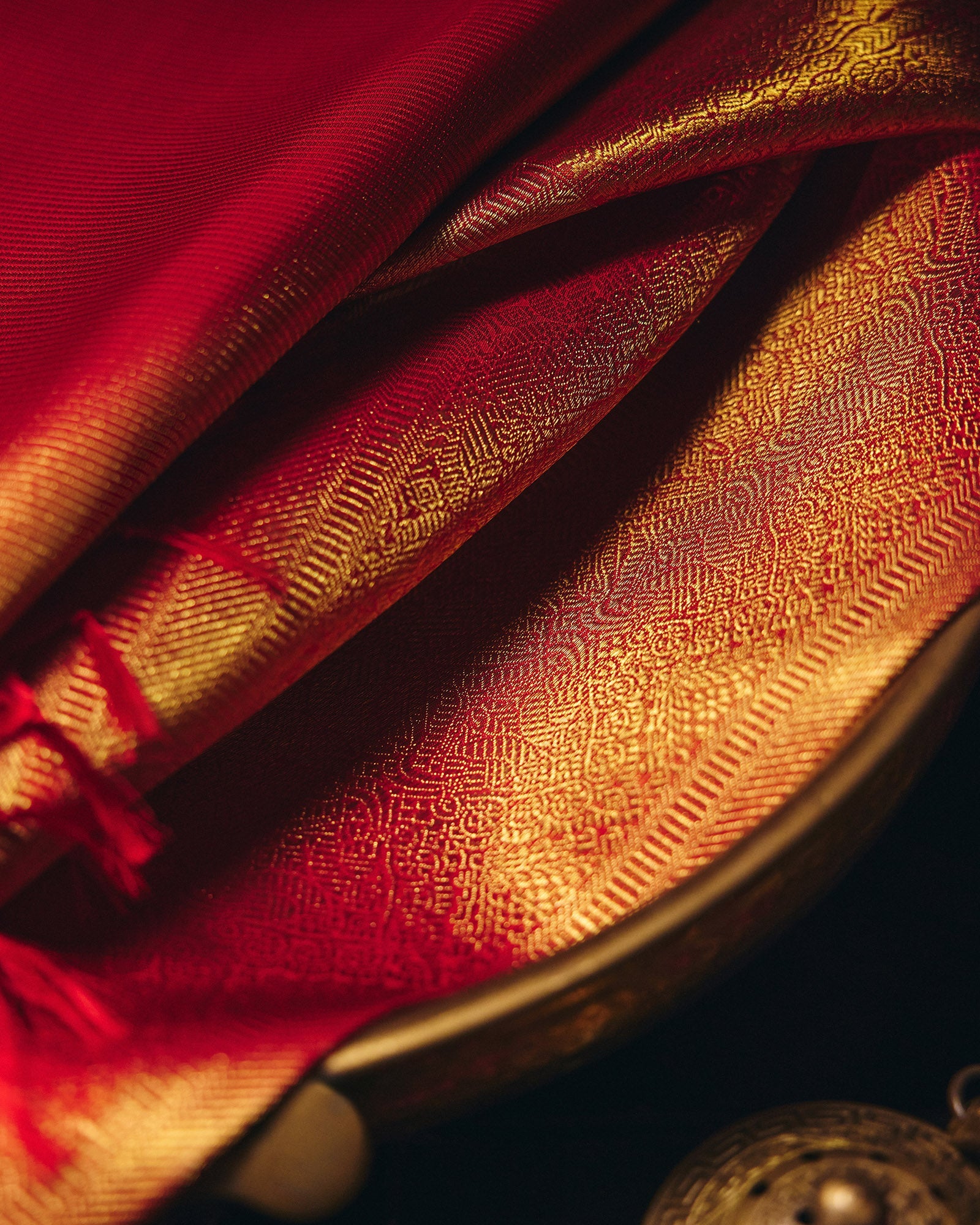 Red Kanchivaram Silk Saree - 064 of 105