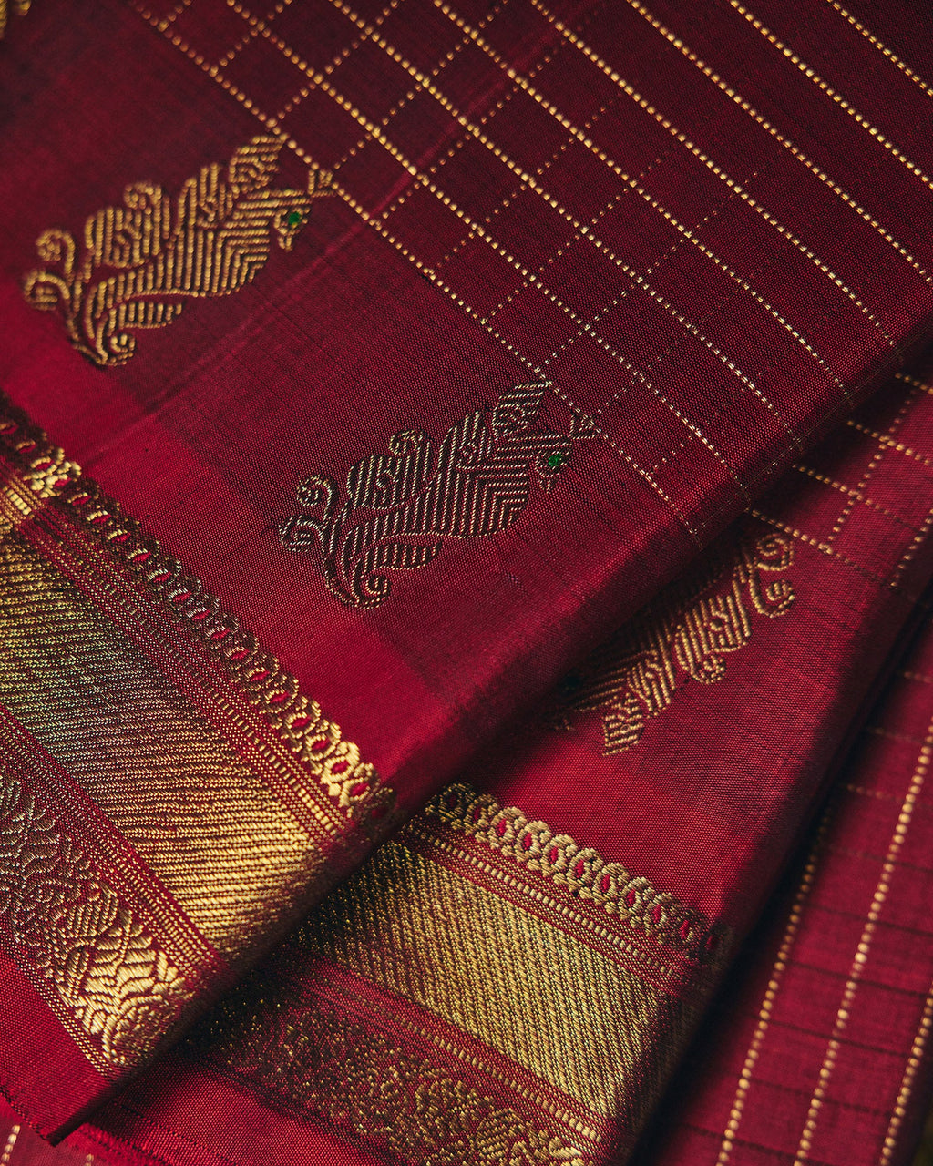Red Kanchivaram Silk Saree - 080 of 105