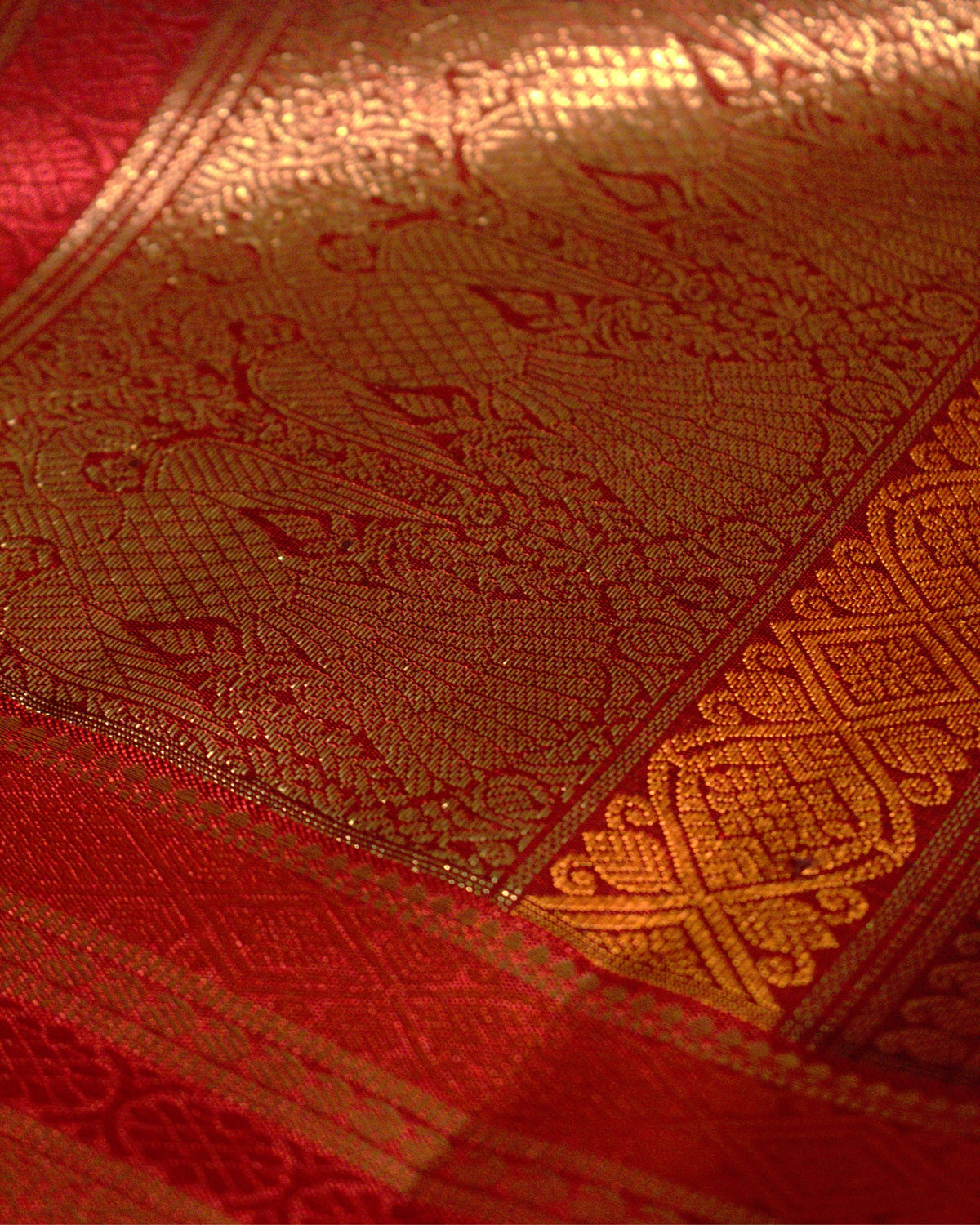 Maroon Kanchivaram Silk Saree