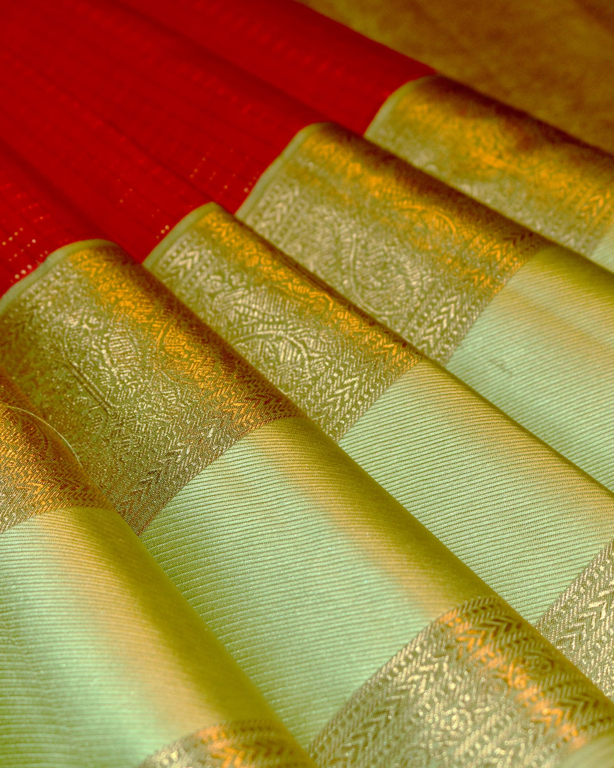 Reddish Pink Kanchivaram Silk Saree