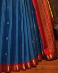 Blue Kanchivaram Silk Saree