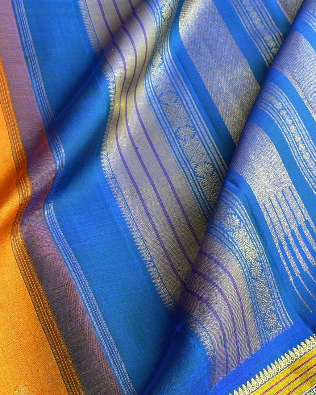 Yellow Kanchivaram Silk Saree
