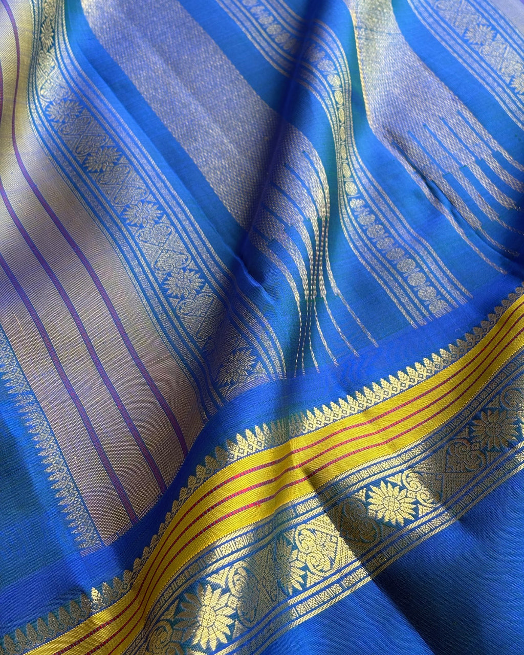 Yellow Kanchivaram Silk Saree