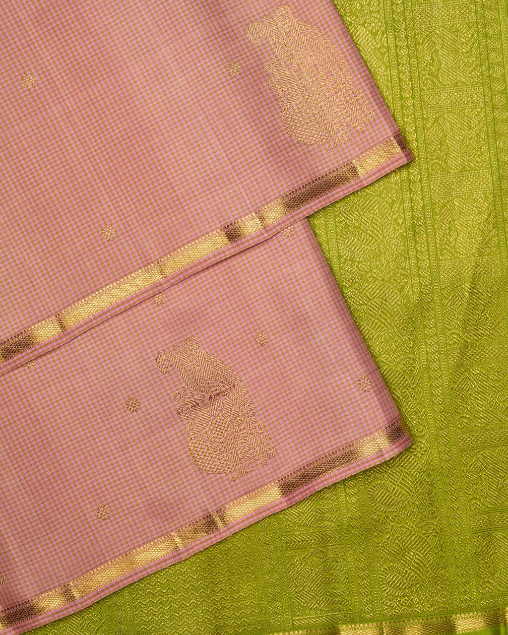 Pink Kanchivaram Silk Saree