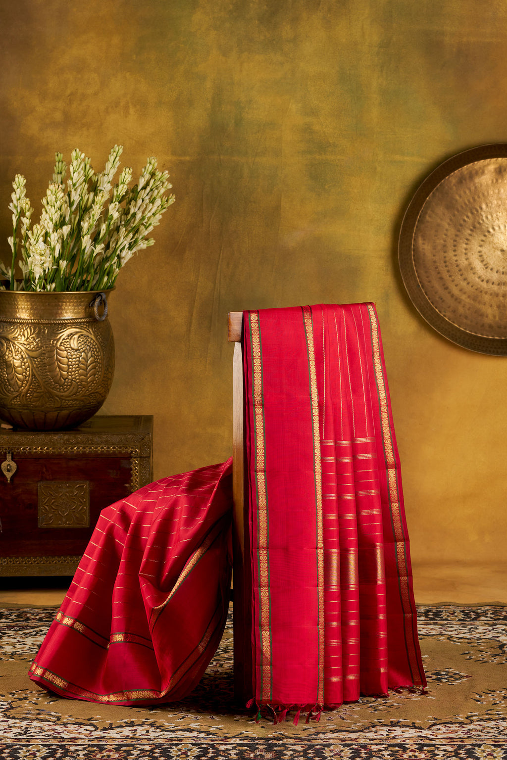 Red Kanchivaram Silk Saree