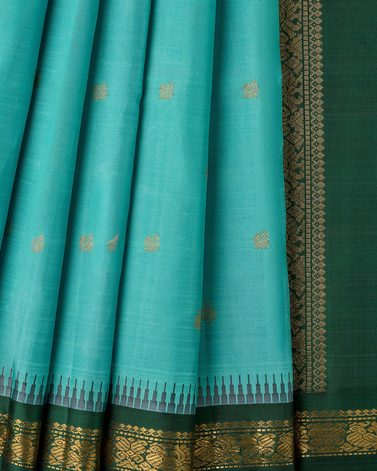 Blue Kanchivaram Silk Saree