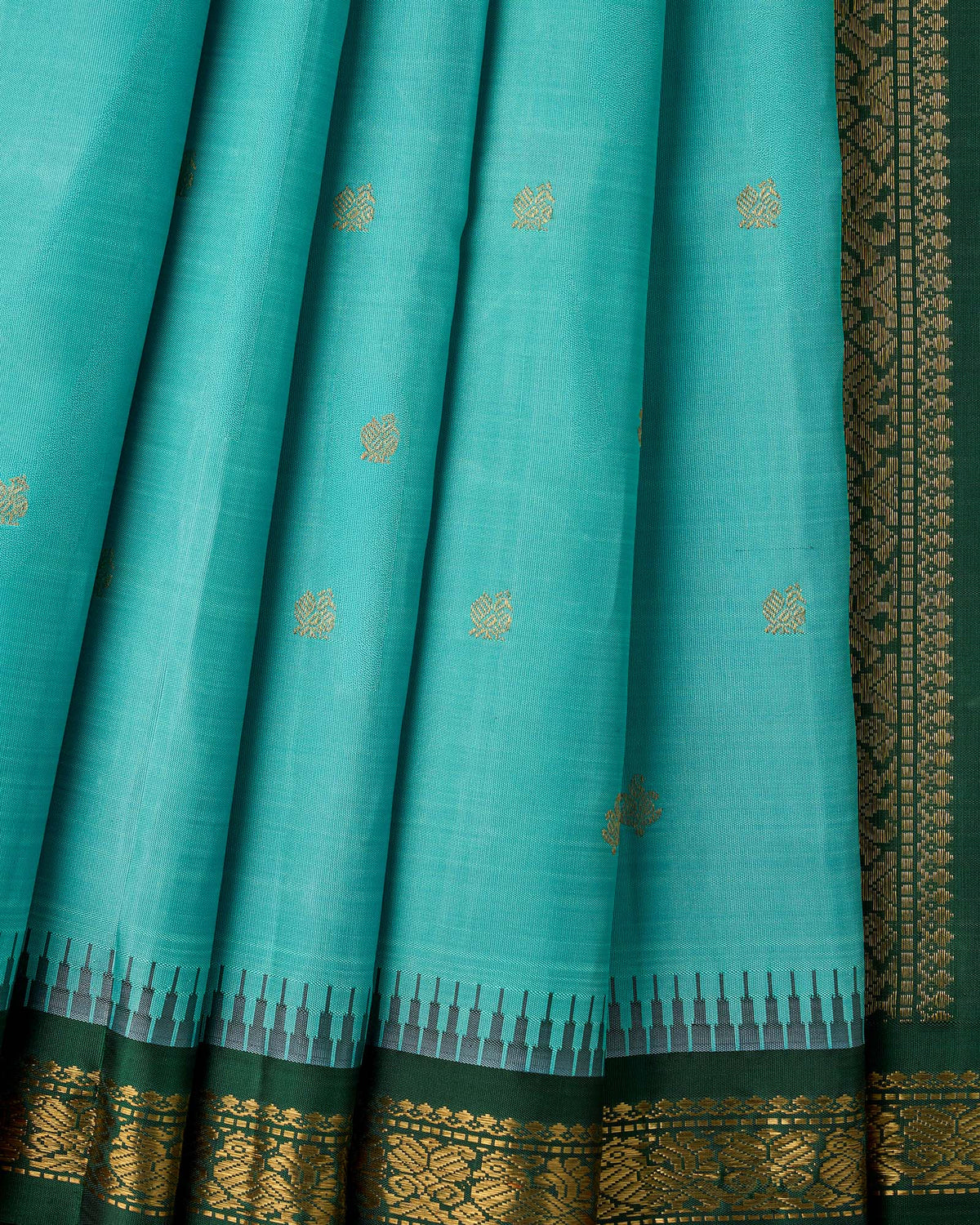 Blue Kanchivaram Silk Saree