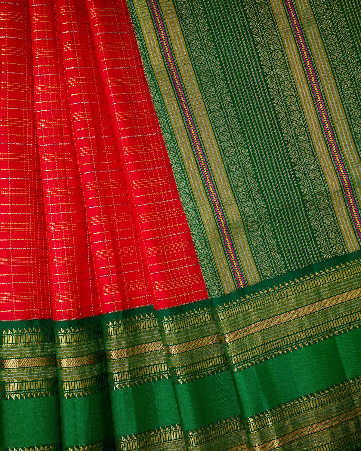 Red Kanchivaram Silk Saree