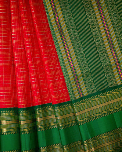 Red Kanchivaram Silk Saree