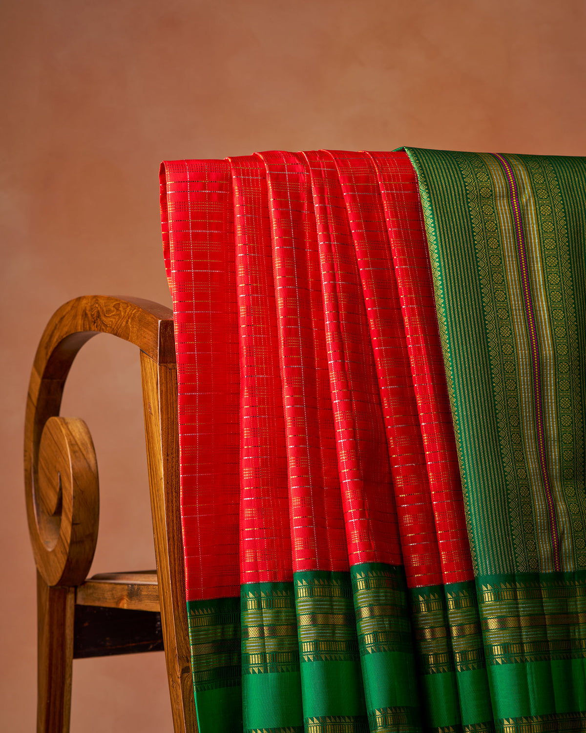 Red Kanchivaram Silk Saree