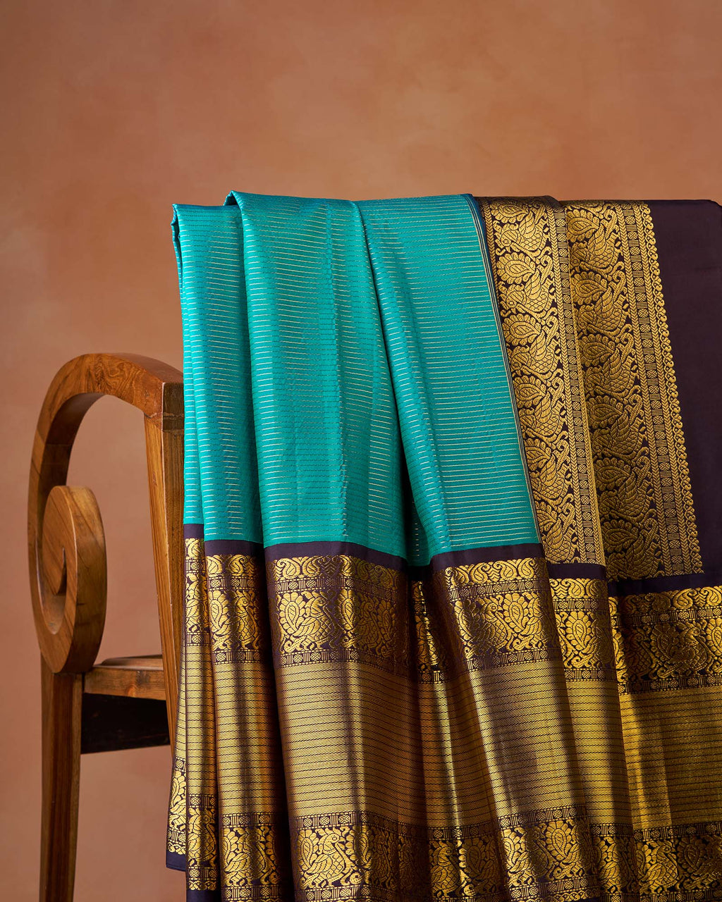 Blue Kanchivaram Silk Saree