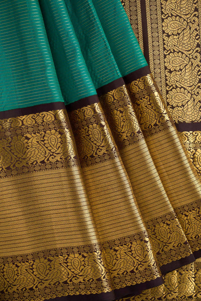 Blue Kanchivaram Silk Saree