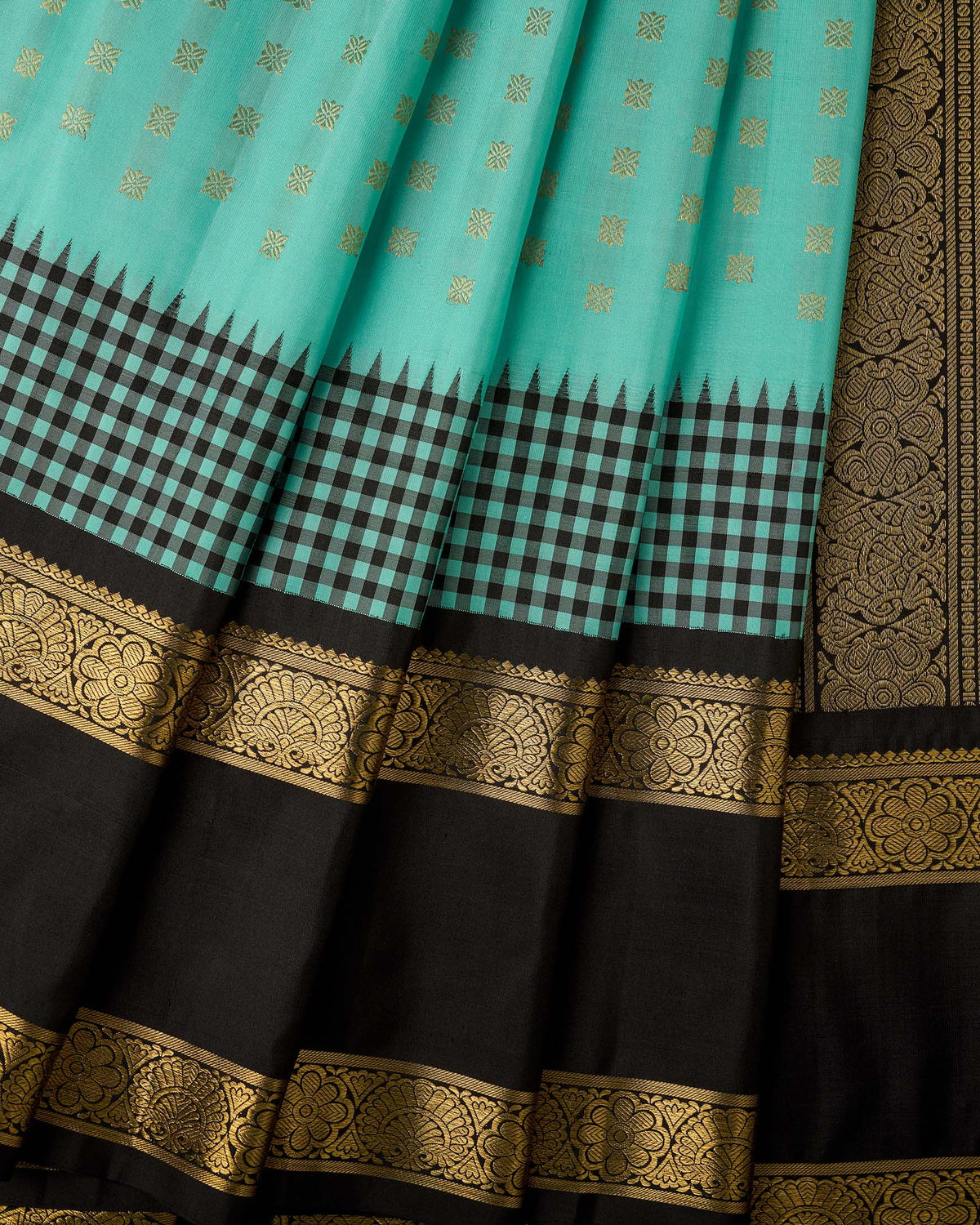 Blue Kanchivaram Silk Saree
