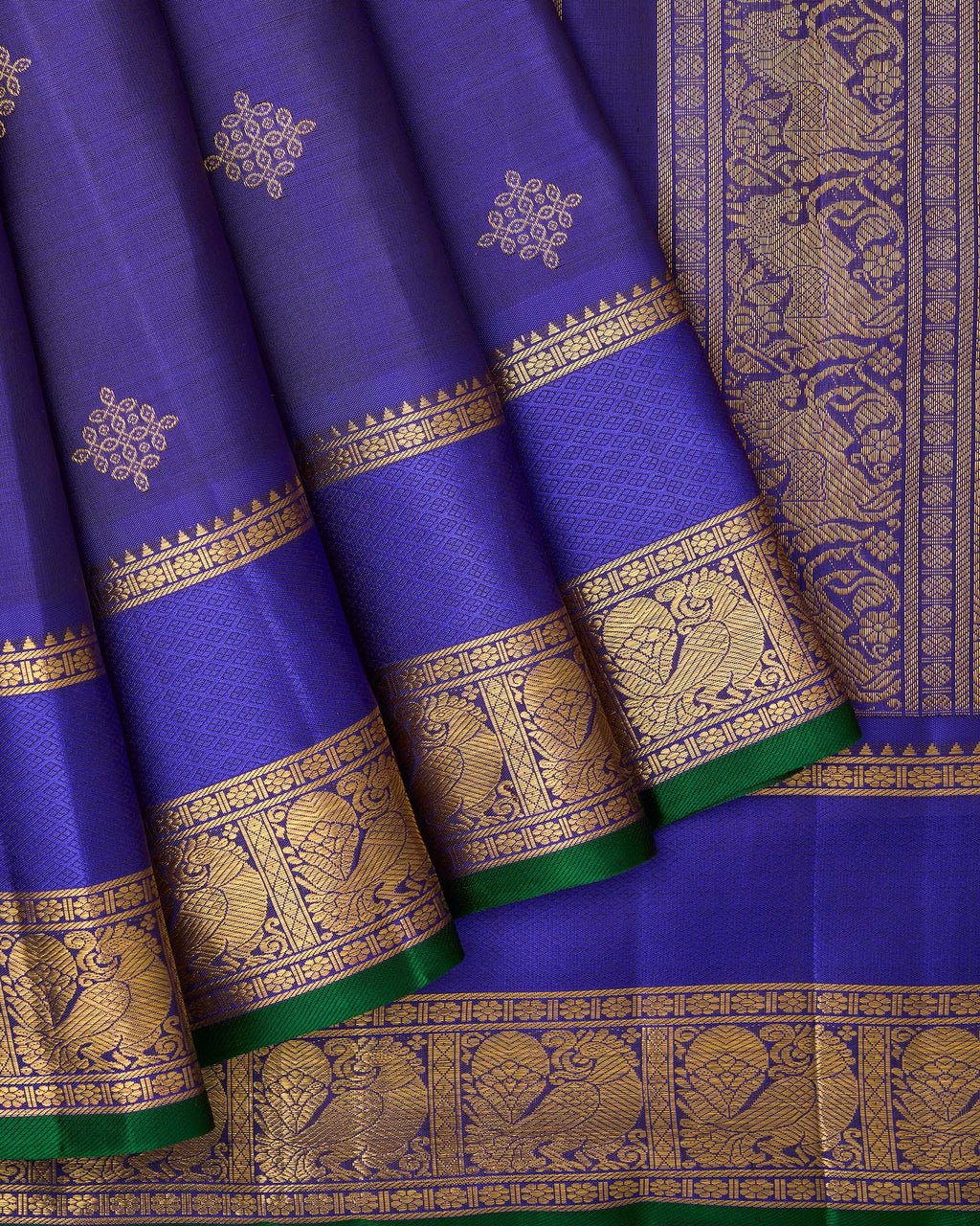 Blue Kanchivaram Silk Saree