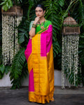 Magenta Pink Kanchivaram Silk Saree