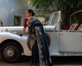 Black Banarasi Silk Saree