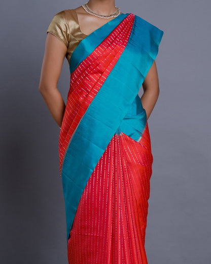 Pink Handloom Soft Silk Saree