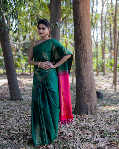 Green Kanchivaram Silk Saree