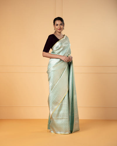 Blue Banarasi Silk Saree