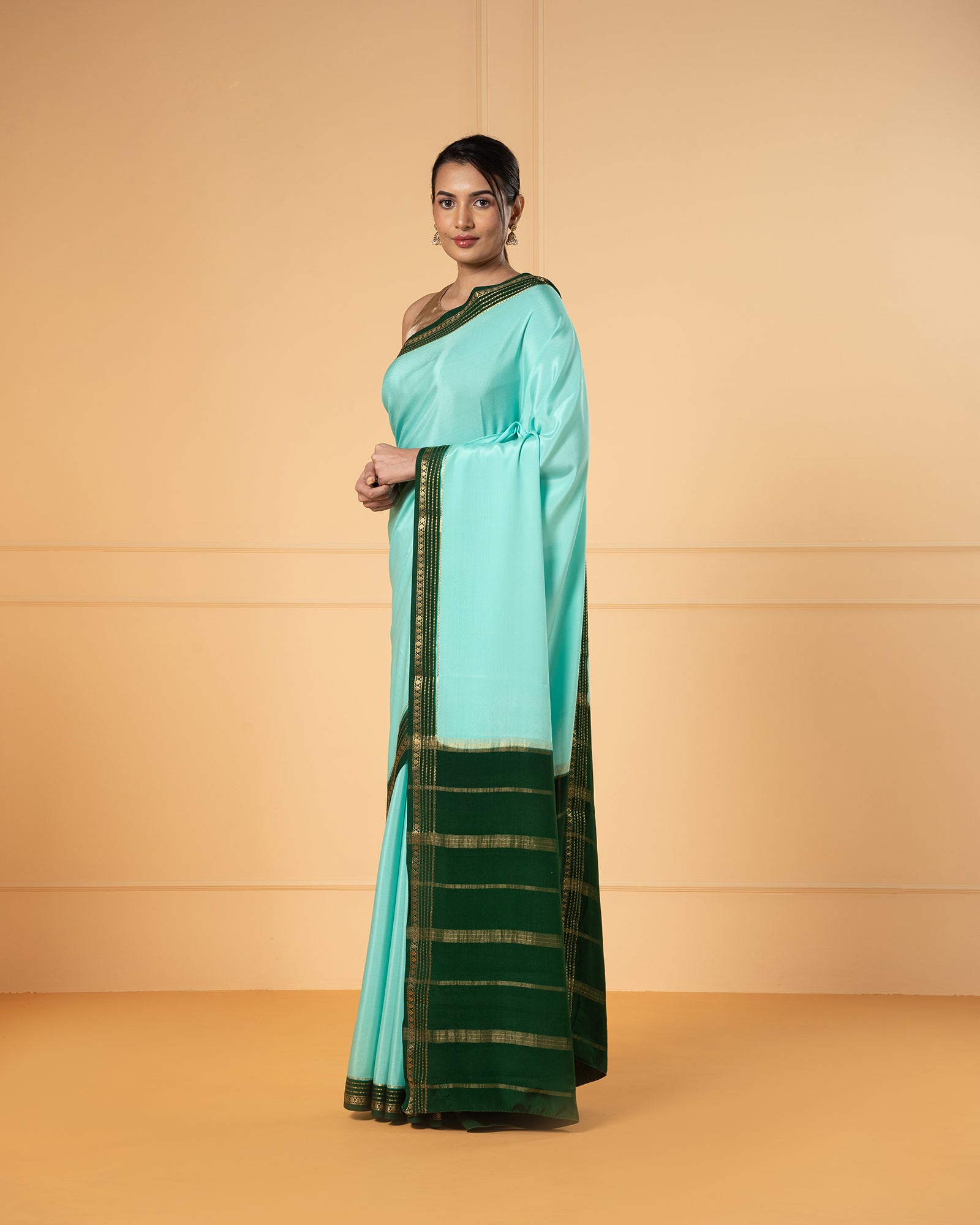 Green Mysore Silk Saree